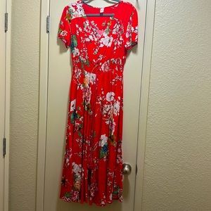 Tropical Floral Maxi dress